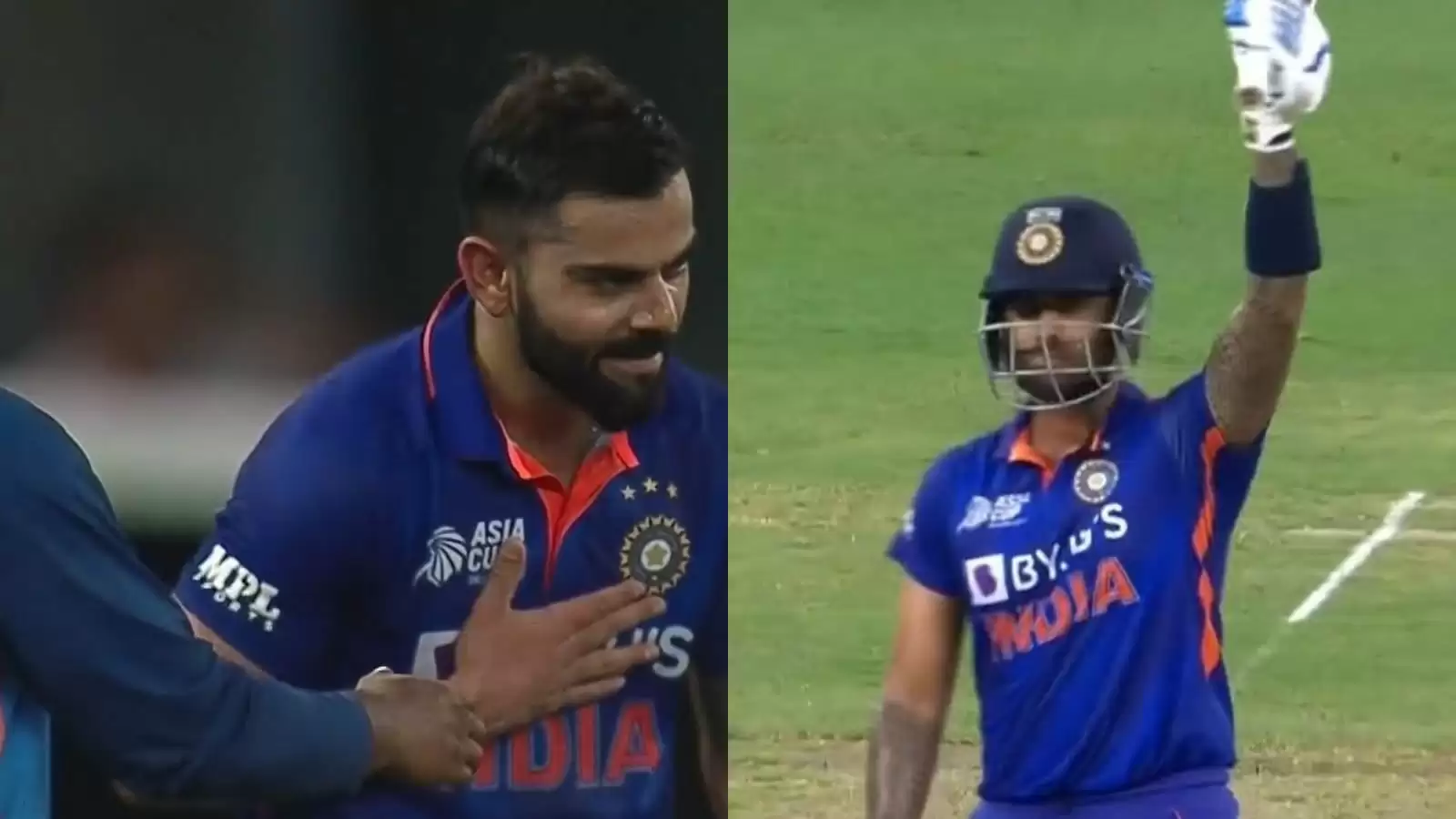 Watch: Kohli bows down to Suryakumar Yadav after his stunning onslaught against Hong Kong in the Asia Cup clash