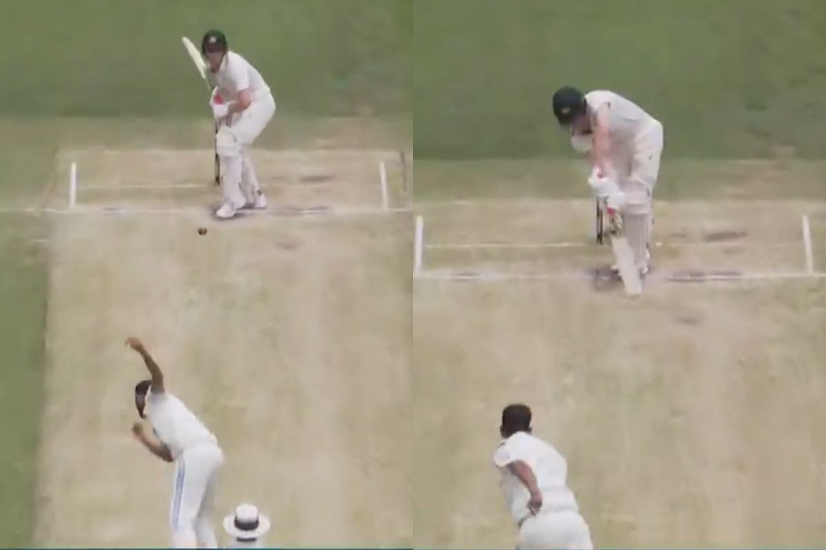 Prasidh Krishna unleashes stunning yorker to dismiss Cameron Bancroft for a golden duck in Aus A vs India A Test