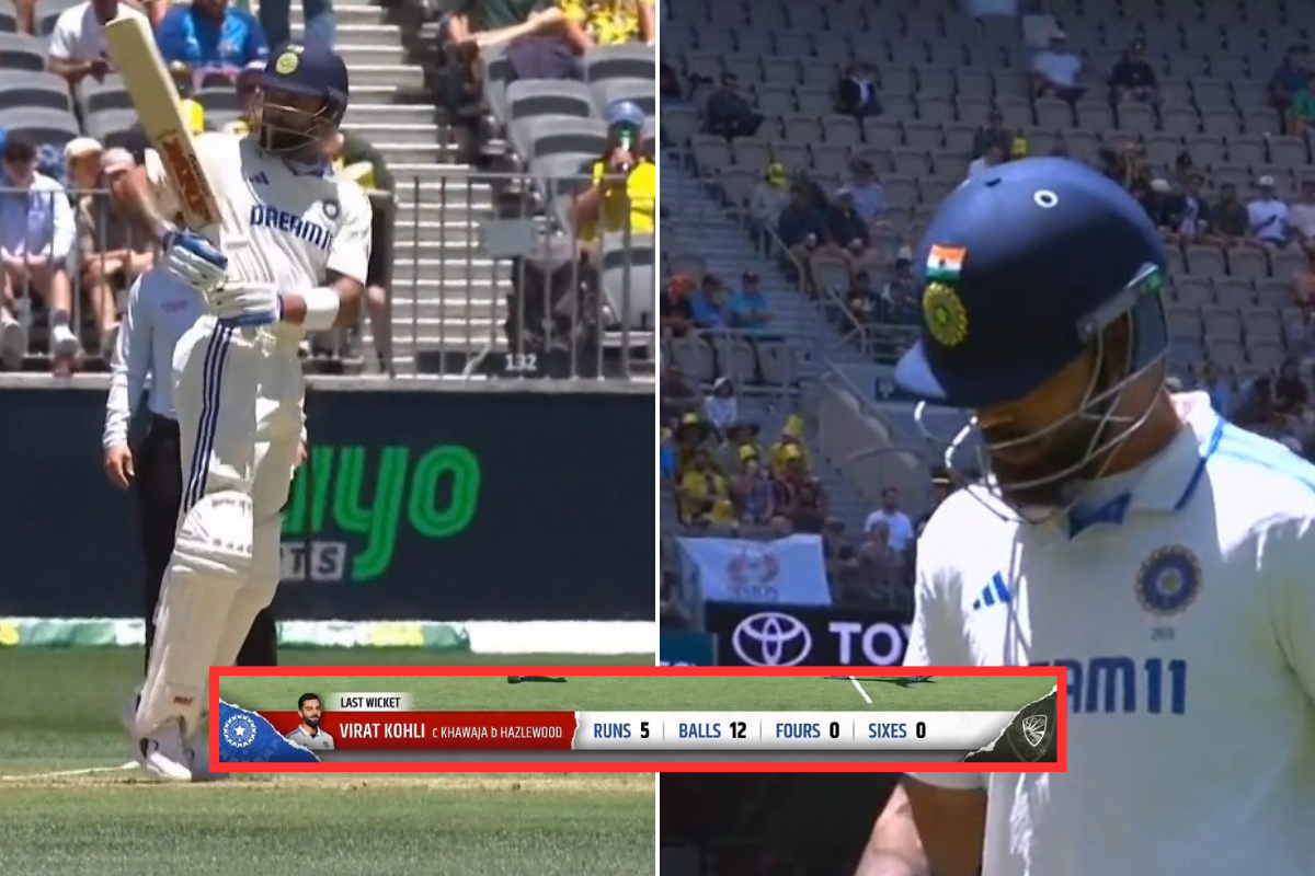 WATCH: Unlucky Virat Kohli undone by extra bounce from Josh Hazlewood, falls cheaply in Perth Test