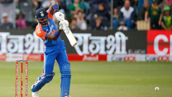 Hardik Pandya struggled to get going against South Africa.