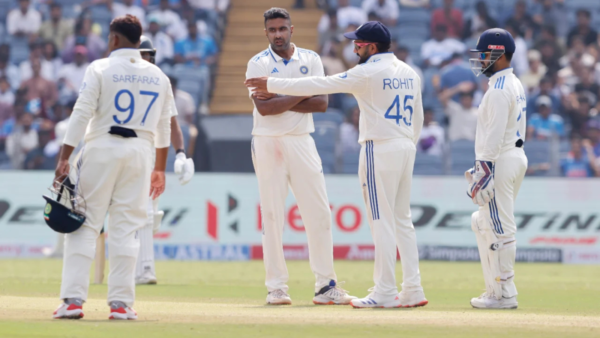 Ravichandran Ashwin gave precious advice to Rohit Sharma regarding Ravindra Jadeja's bowling end.