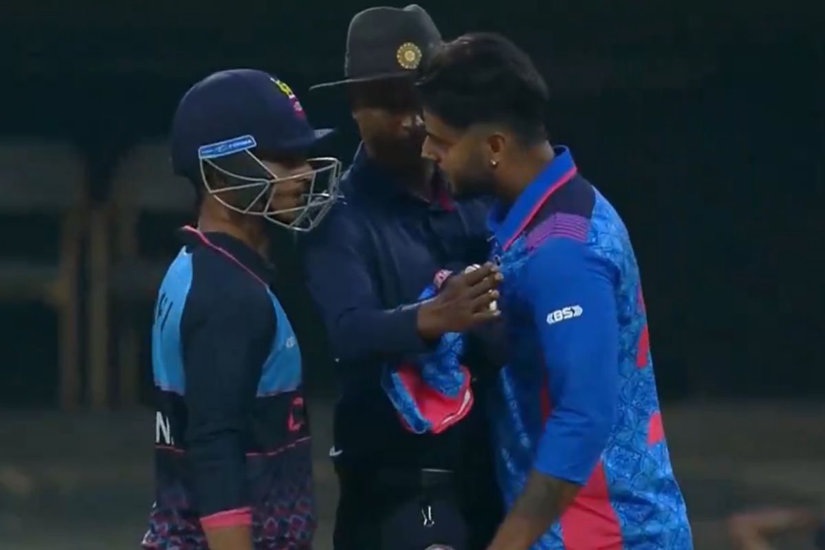 Rajasthan Royals' Latest Recruit Involved in Heated Argument with LSG Player During Syed Mushtaq Ali Trophy Quarterfinal