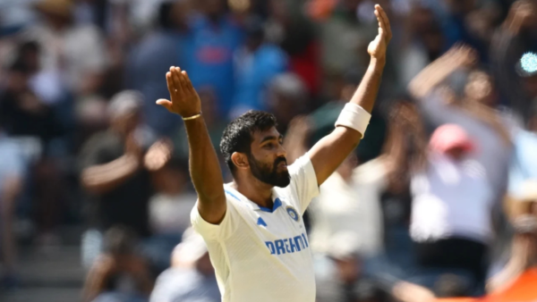 Jasprit Bumrah came up with a lively celebration after dismissing Sam Konstas on the third delivery of the seventh over in the second innings of the Boxing Day Test.