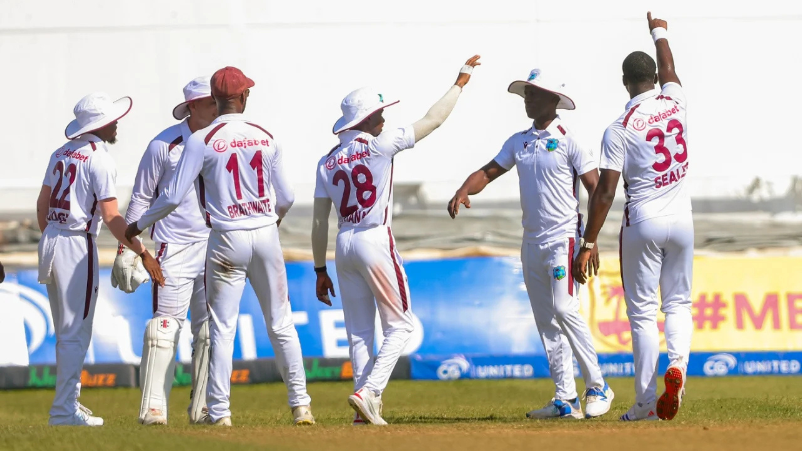 Jayden Seales took four wickets for five runs in 15.5 overs on Day 2 to go into the record books for bowling among the most economical spells ever in Test cricket history.