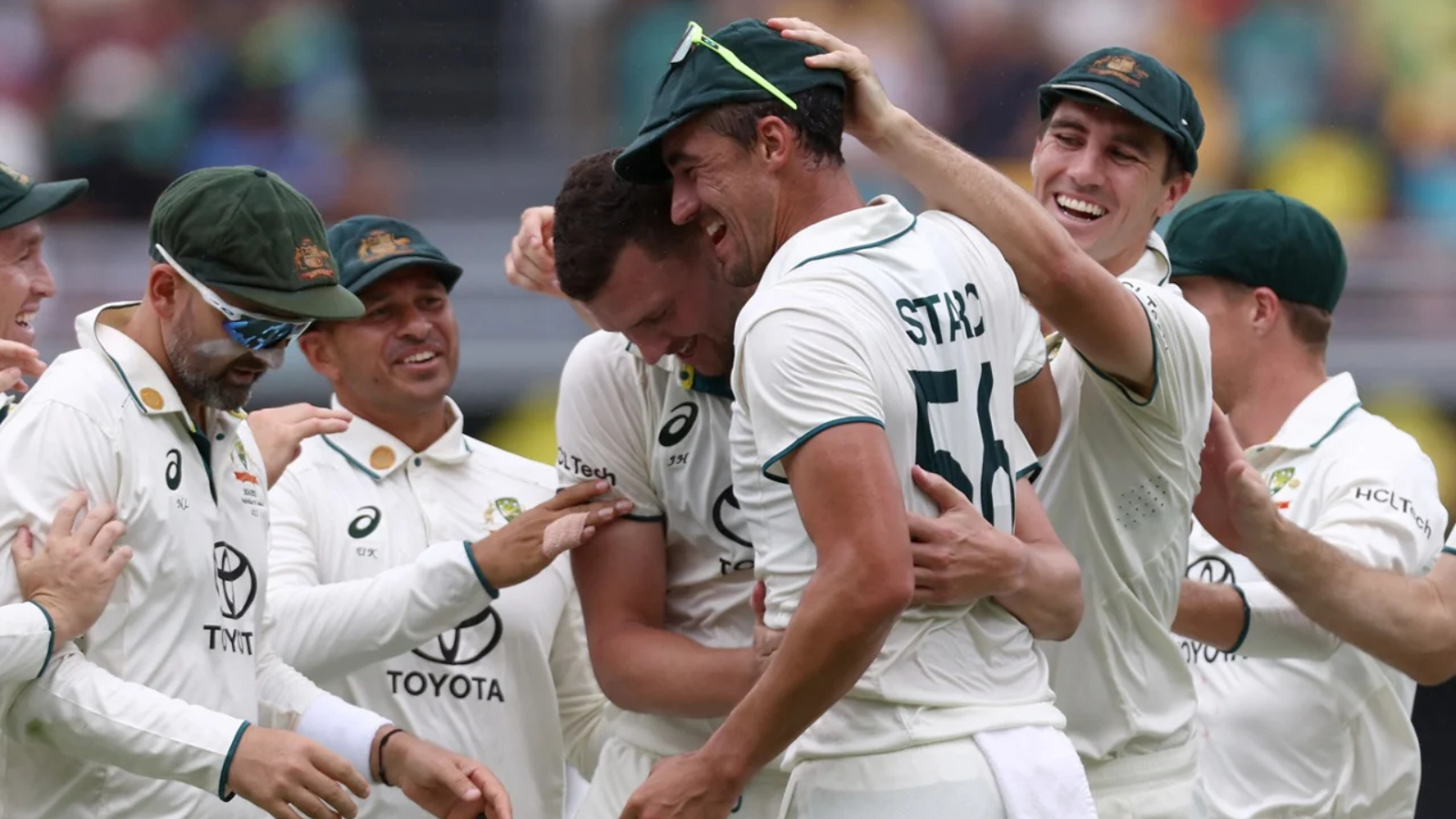 Josh Hazlewood had to walk off the field after bowling just one over on the fourth day of The Gabba Test.