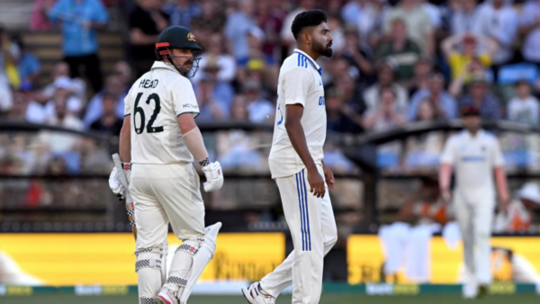 Mohammed Siraj was booed heavily by the Aussie fans at The Gabba when he came to bowl during the second over of the first innings.