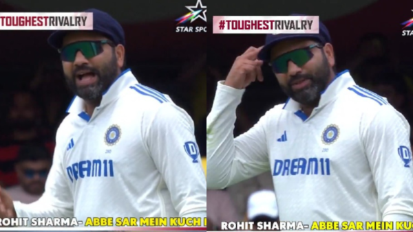 Rohit Sharma was caught giving a cheeky comment to Akash Deep, and the stump mic captured it.