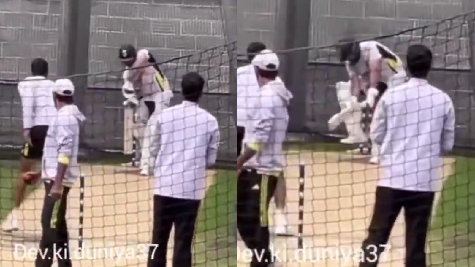 Rohit Sharma was beaten by Devdutt Padikkal’s delivery during the net session ahead of the Boxing Day Test in Melbourne.