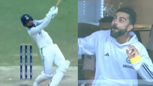 Virat Kohli priceless reaction to Akash Deep six