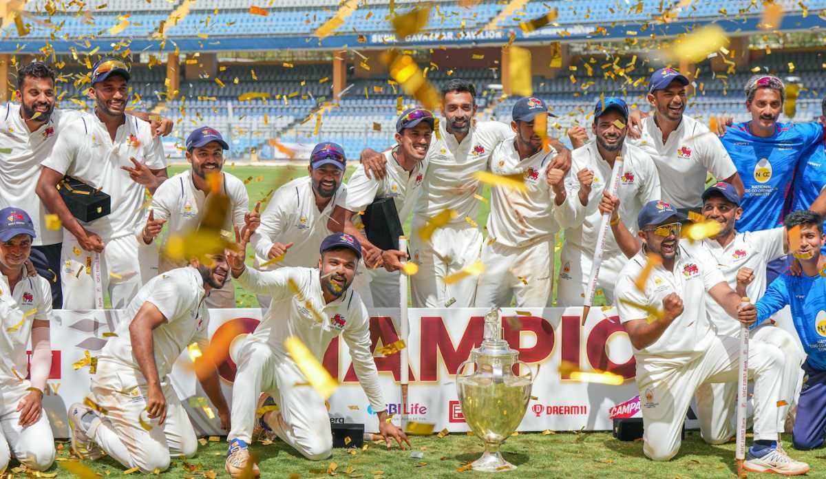 Ranji Trophy champions mumbai