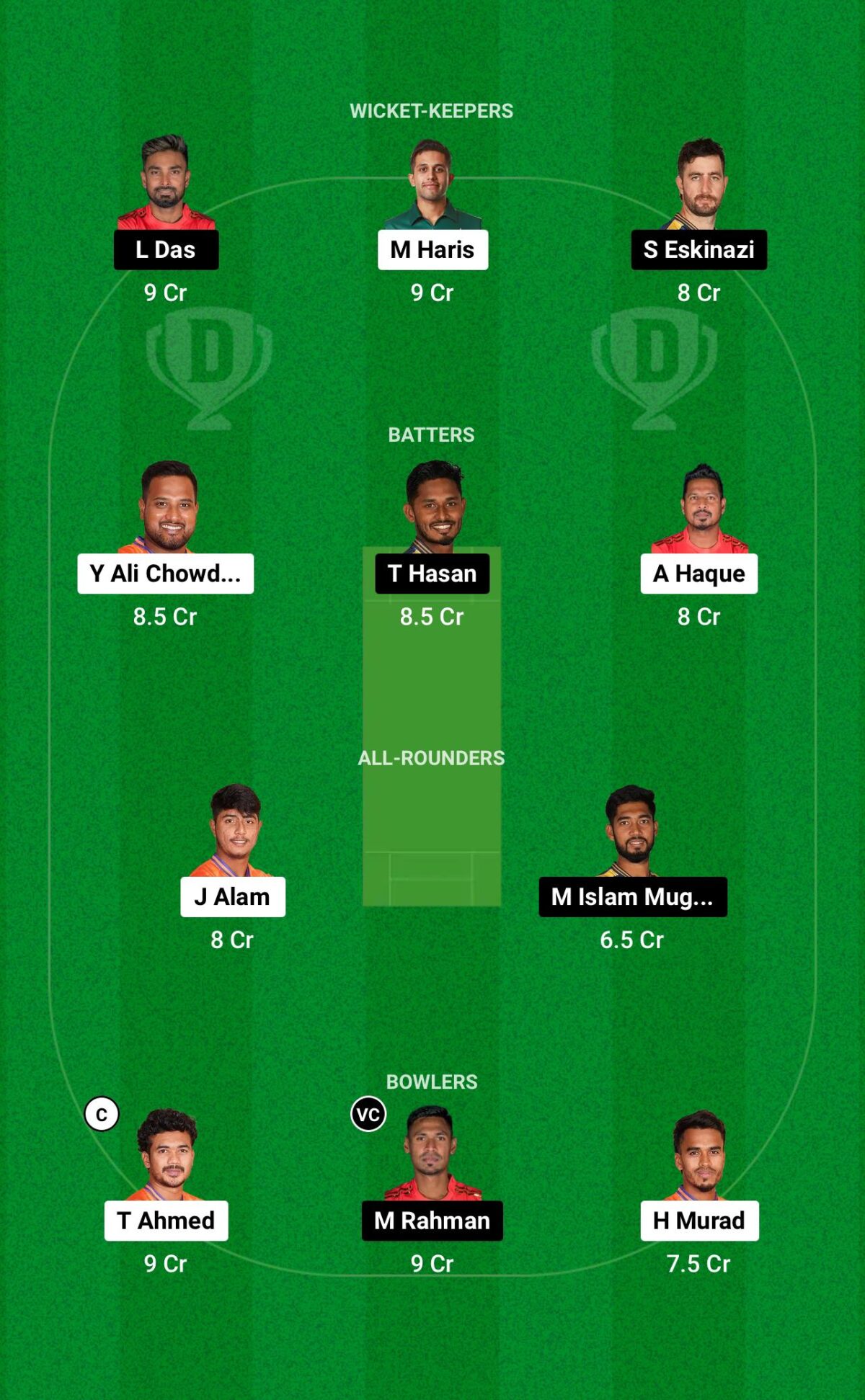 DBR vs DC Dream11 Dream11 Prediction Small League team