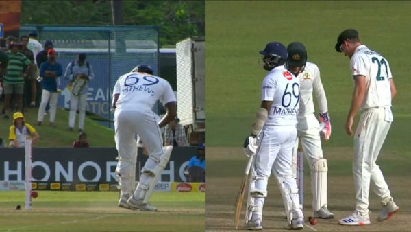 The chaos unfolded in the middle during the end moments of the second day of the first Test between Sri Lanka and Australia in Galle.