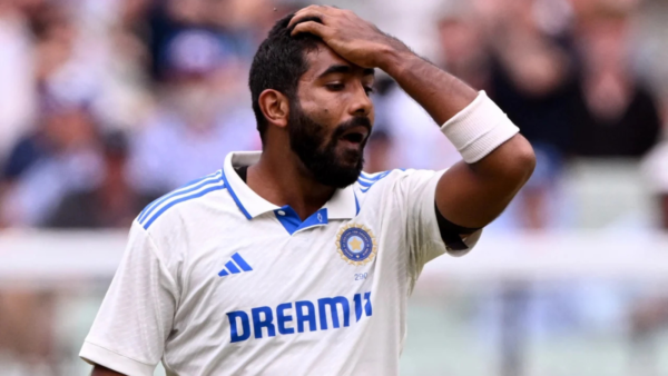 Jasprit Bumrah, India’s captain in the Sydney Test, was seen leaving the field in his training kit with the medical staff.