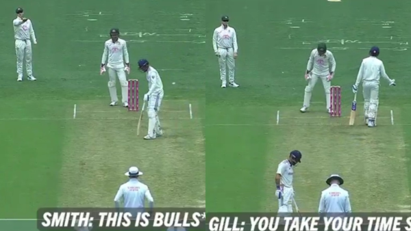 Steve Smith successfully distracted Gill with his words, leading to an unfortunate dismissal right before the Lunch break.