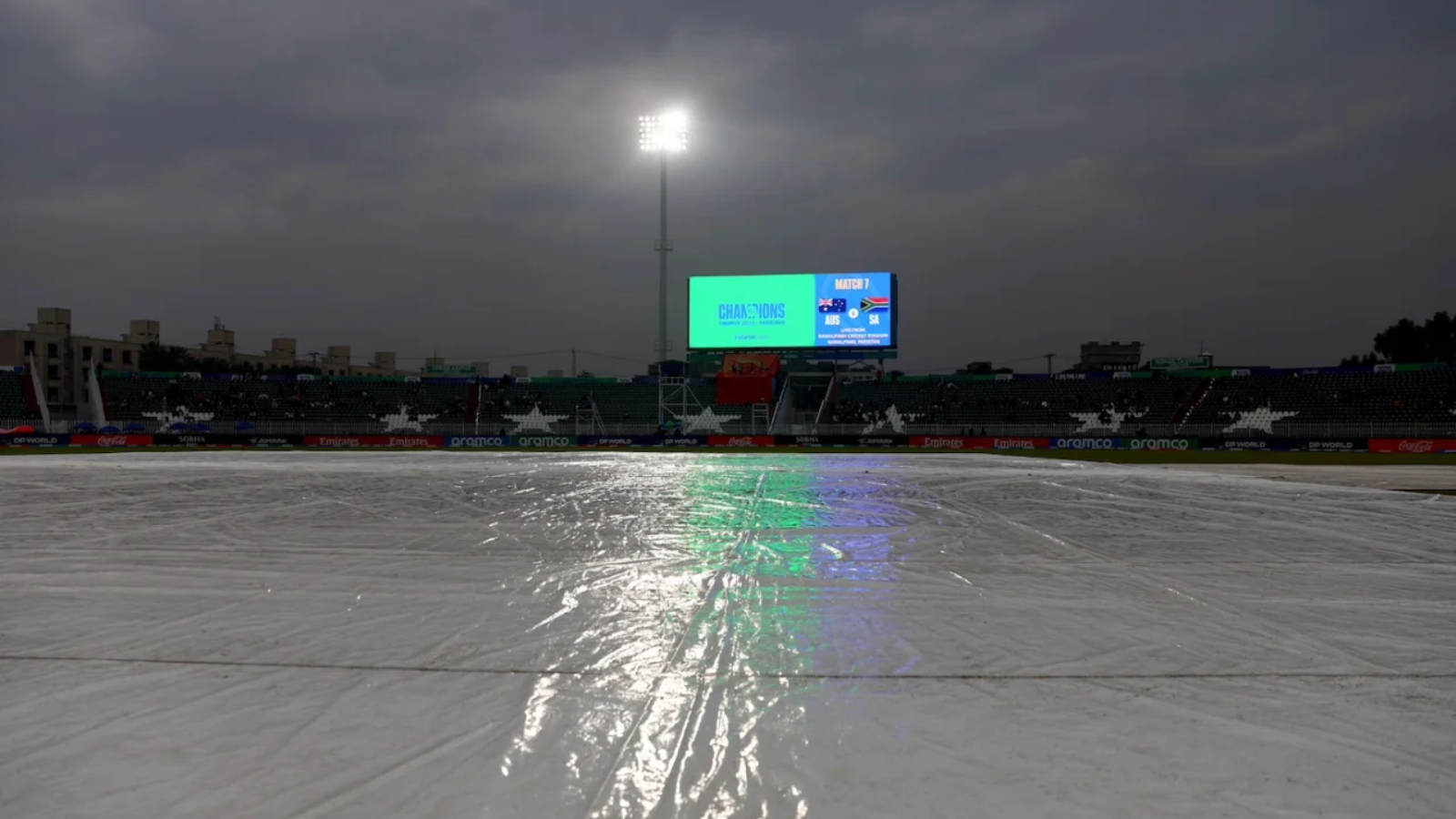 Rawalpindi rain Champions Trophy 2025