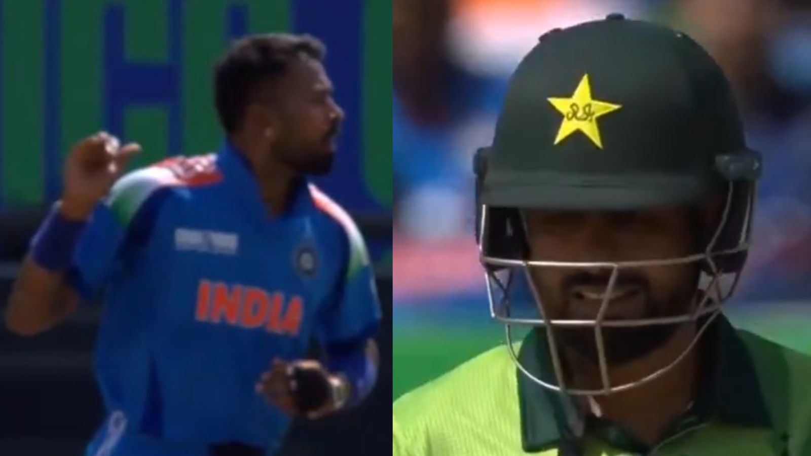 babar azam hardik pandya celebration