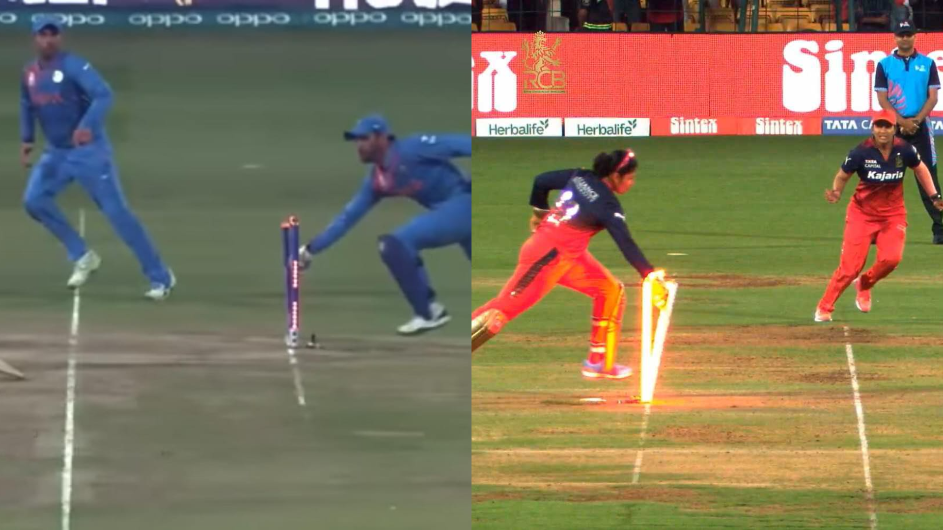 Richa Ghosh did an MS Dhoni-esque run out on the final delivery of the ninth Women’s Premier League (WPL) 2025 to draw the game.