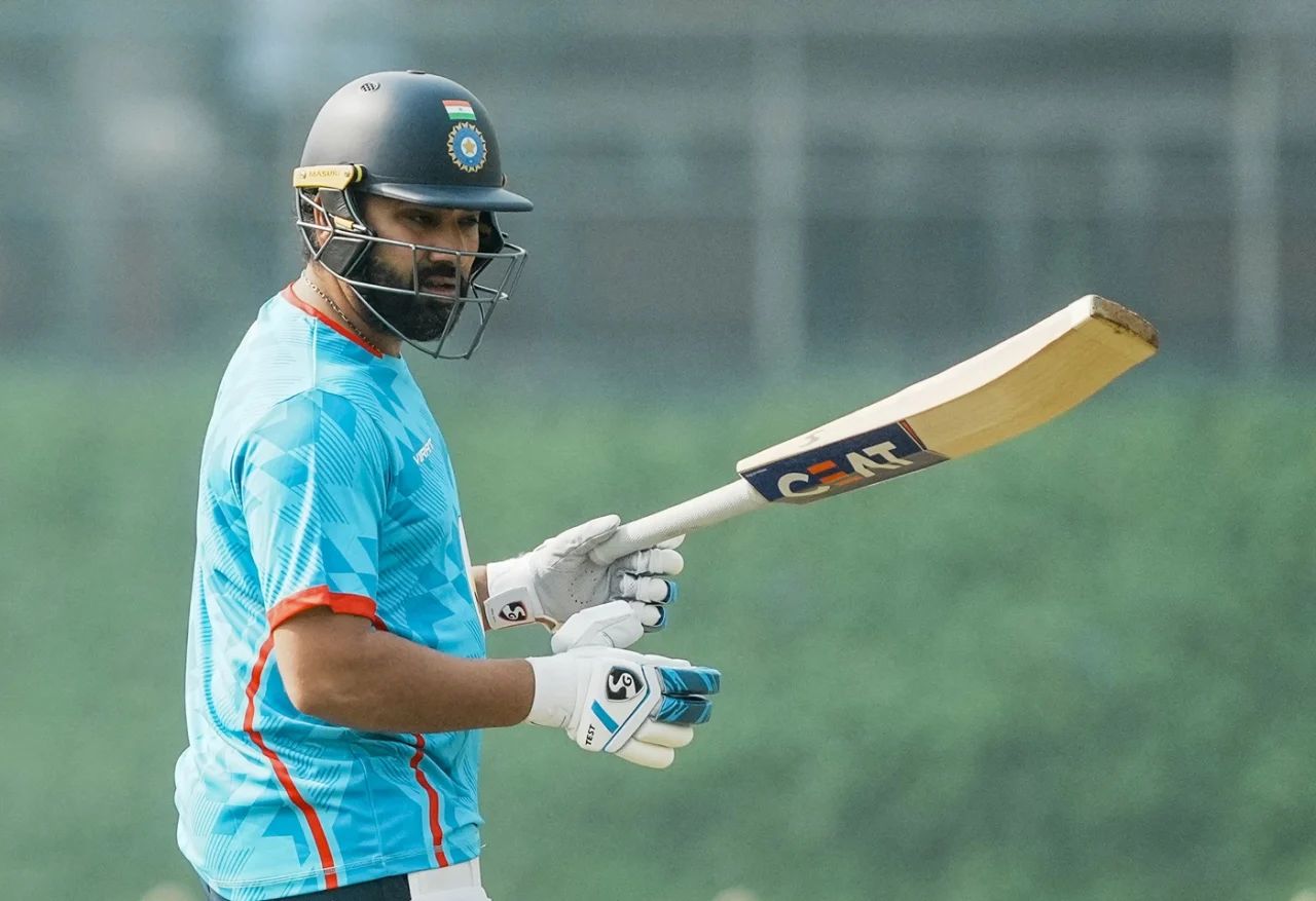 Rohit Sharma practice vs England 2nd ODI