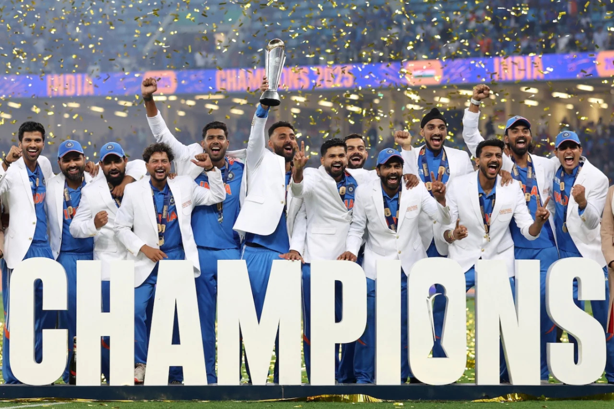 How the Indian Team Reacted to Winning Champions Trophy 2025