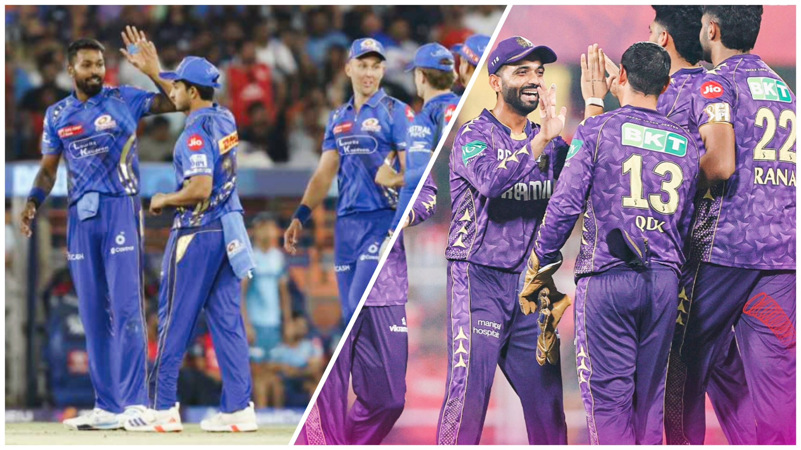 MI vs KKR Predictions for match 12 of the IPL 2025.