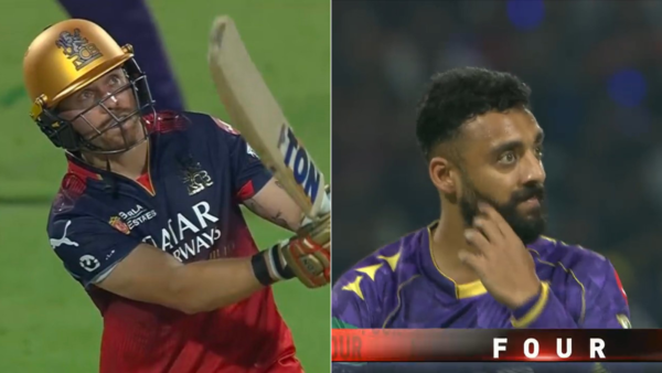 4,6, 4,4: Phil Salt Destroys Varun Chakravarthy During KKR vs RCB IPL 2025 Opener [WATCH]