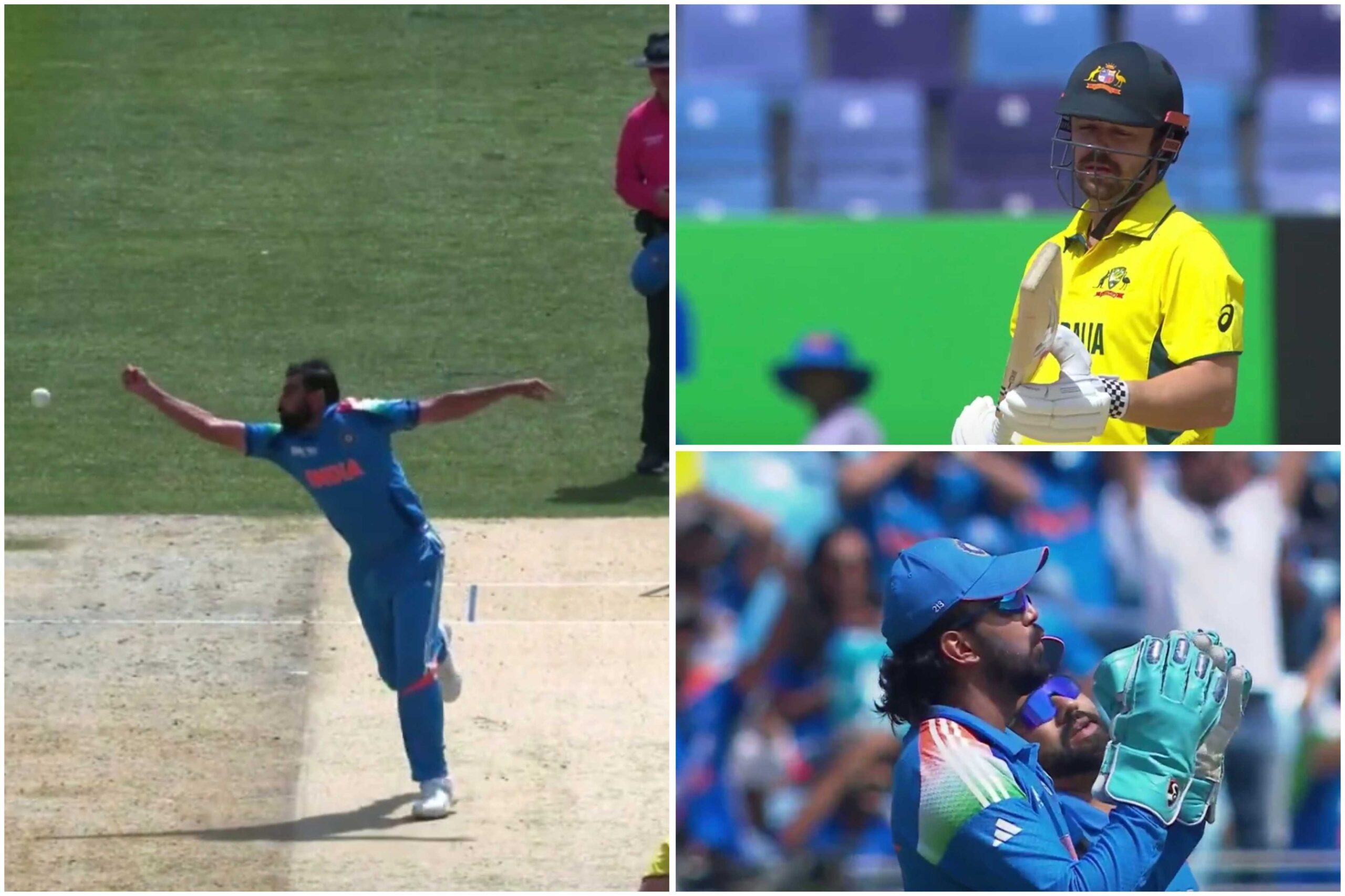 Rohit Sharma Furious as Mohammed Shami Drops Travis Head on 0 in Champions Trophy 2025 Semi-Final [WATCH]