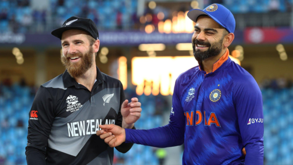 The official broadcaster asked Virat Kohli to share a few words about Kane Williamson, with whom he shares a great friendship.