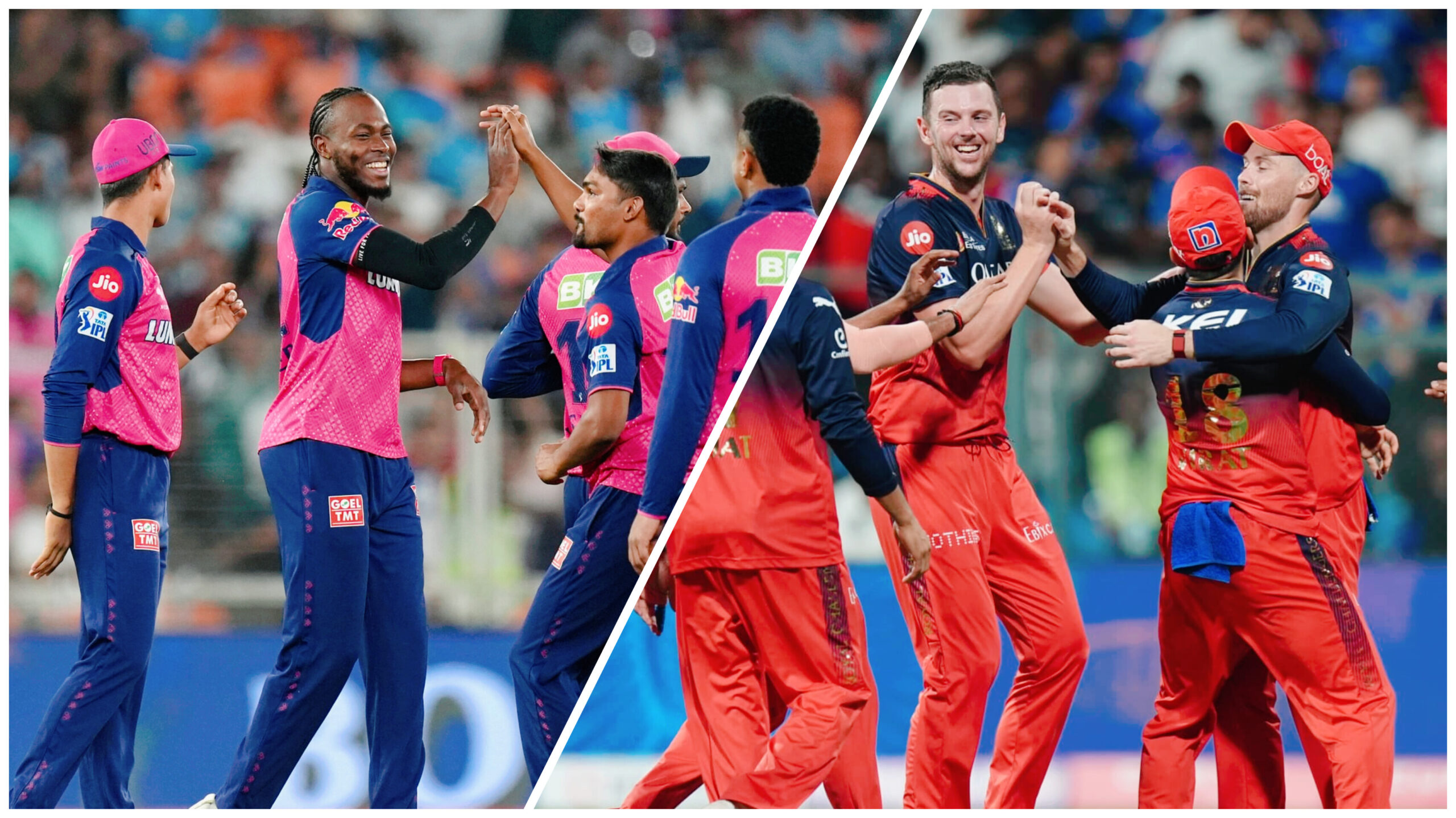 RR vs RCB Predictions for match no. 28 of the IPL 2025.
