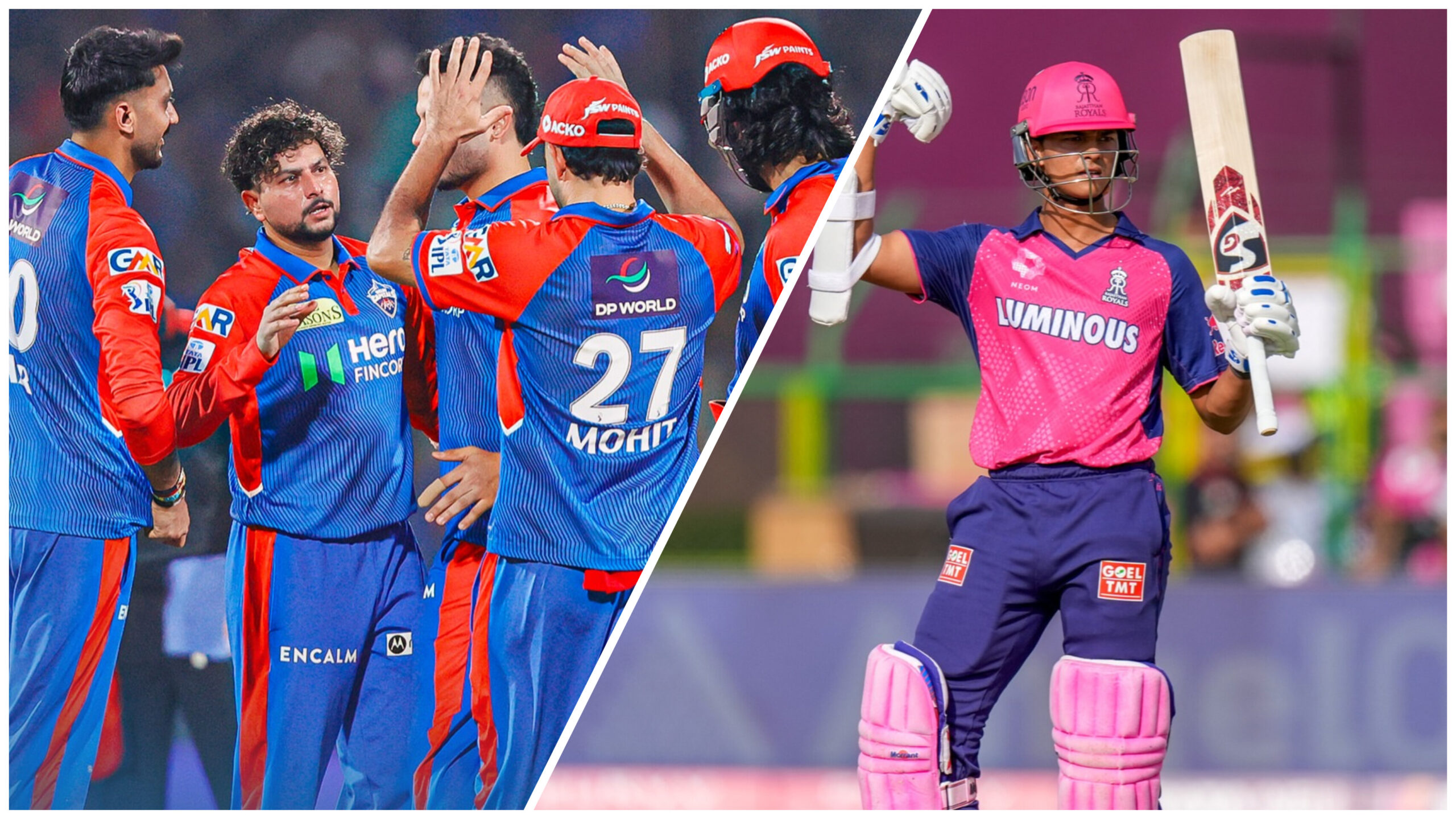 DC vs RR Predictions for match no. 32 of the IPL 2025.
