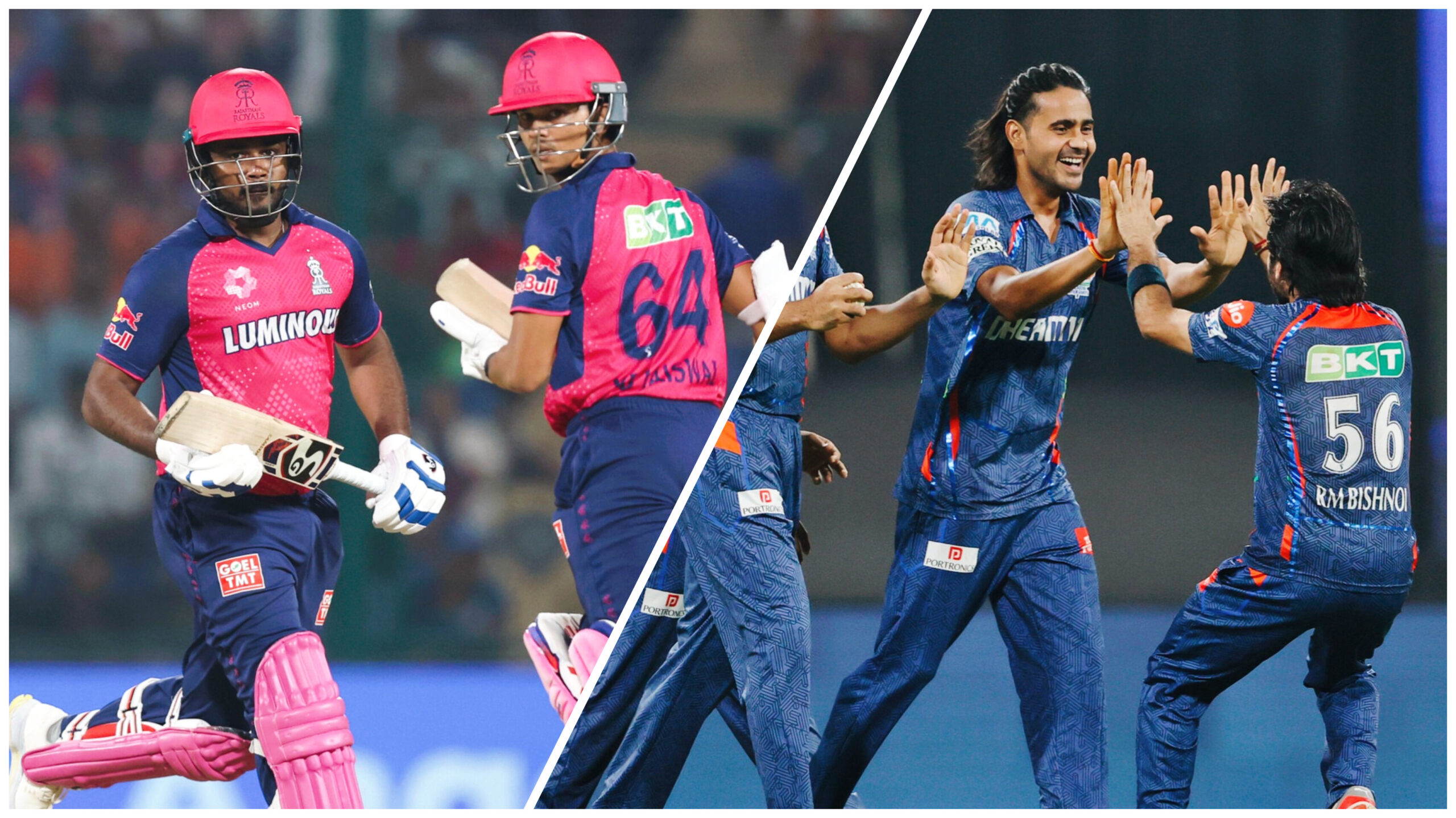 RR vs LSG Predictions for match no. 36 of the IPL 2025.