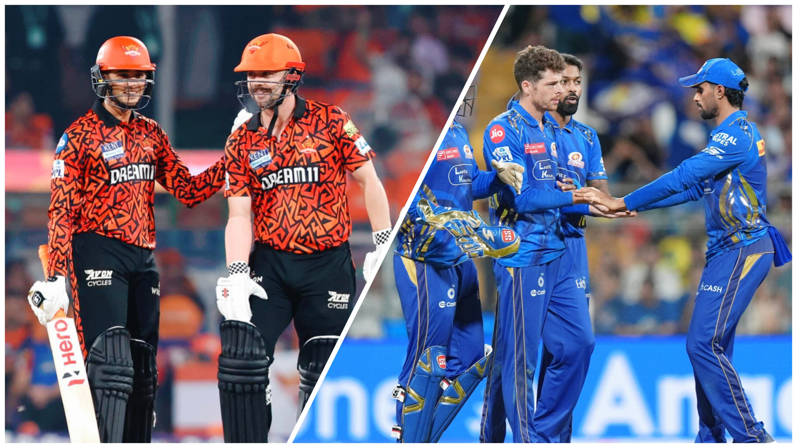 SRH vs MI Predictions for match no. 41 of the IPL 2025.