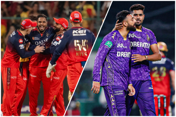 RCB vs KKR predictions for match no. 58 of the IPL 2025.