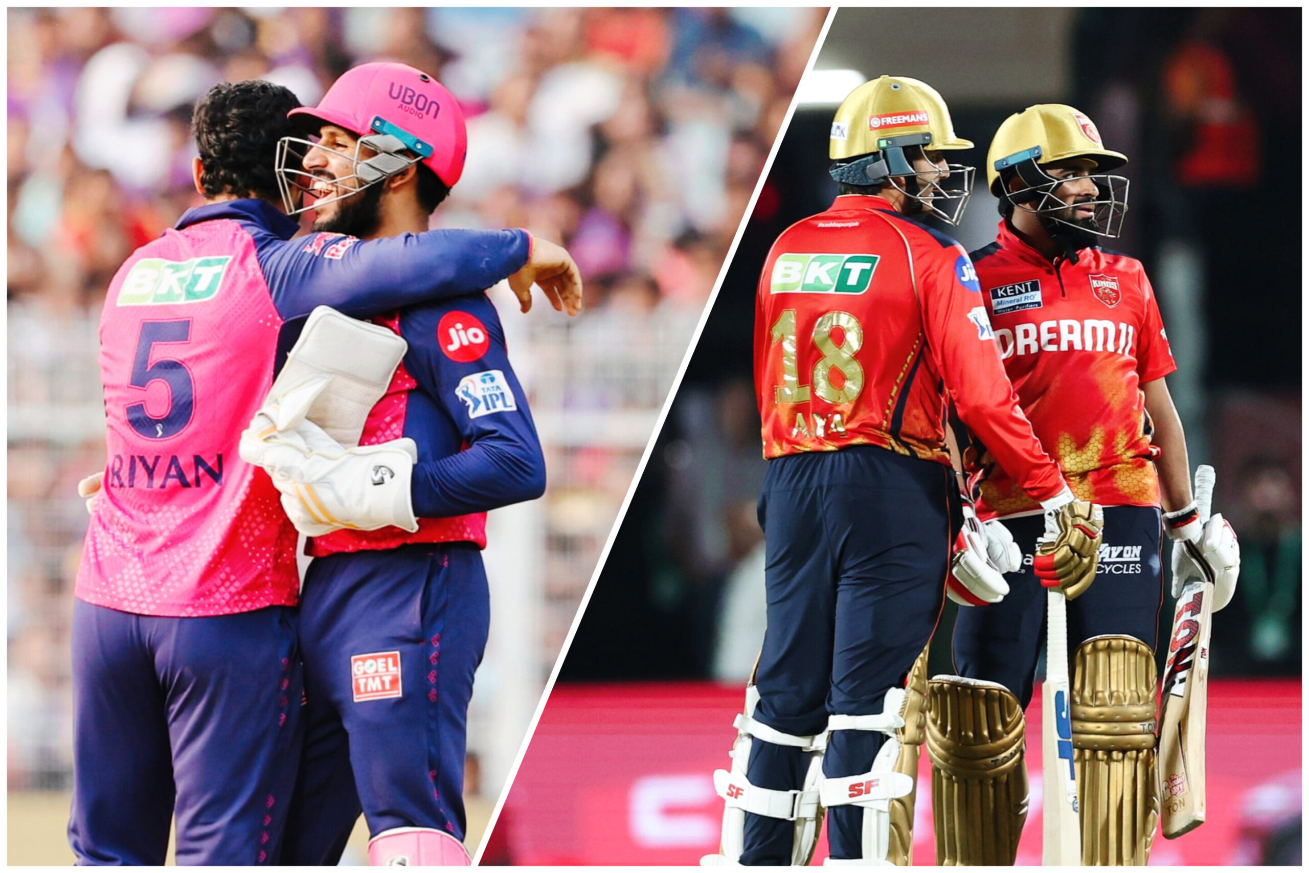 RR vs PBKS Predictions for match no. 59 of the IPL 2025.