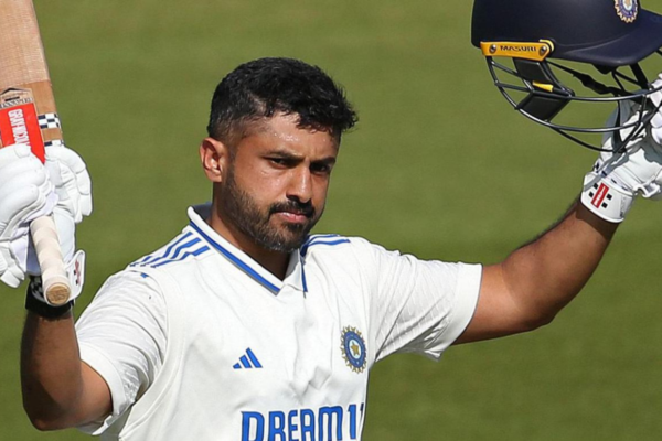 karun nair double century ind a vs eng lions unofficial Test 2025