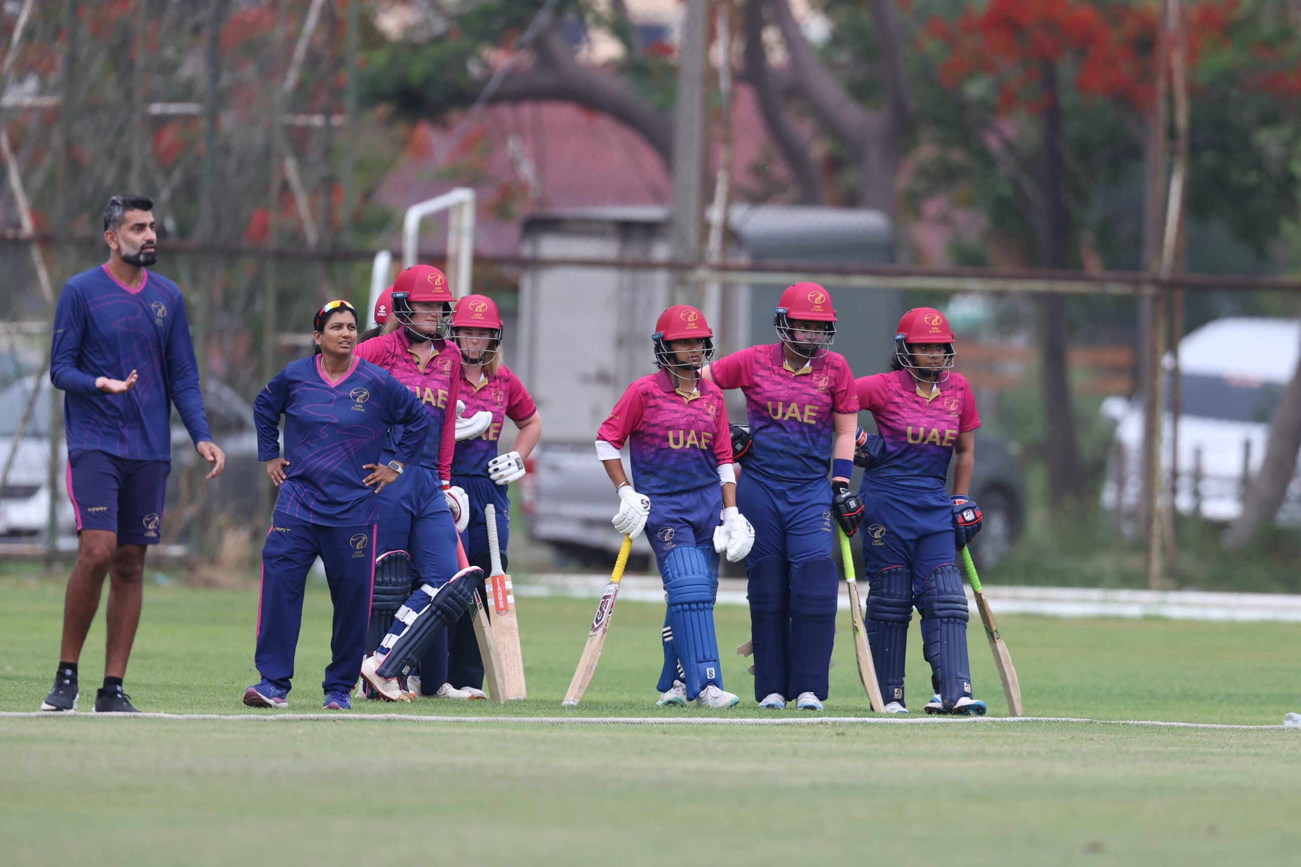 uae vs qatar womens t20 world cup qualifier retire out