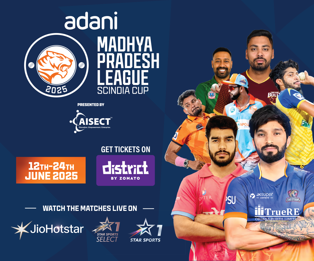 Madhya Pradesh T20 League 2025 Scindia Cup