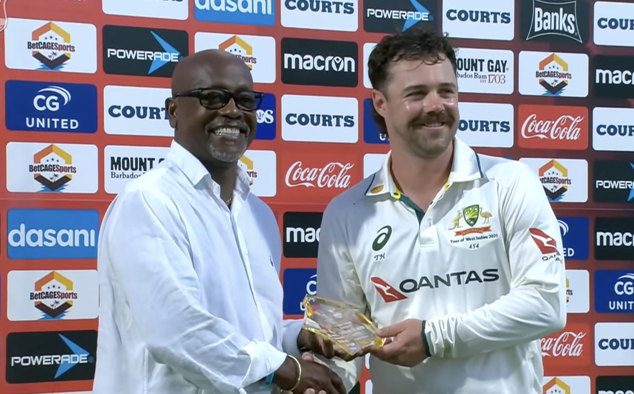 Travis Head shined in WI vs AUS 1st Test as Australia began the WTC 2025-27 with a victory.