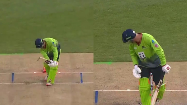 Zia-ul-Haq bowled an unplayable delivery to rattle the stumps of Heinrich Klaasen during the Major League Cricket (MLC) 2025.
