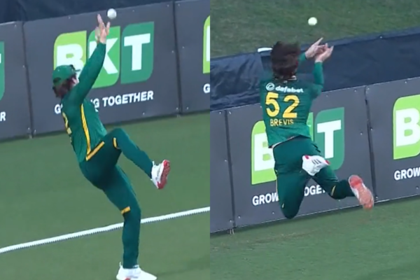 EXPLAINED: Why the Dewald Brevis Save Was Given a Six Despite Ball Not Landing Outside The Rope During AUS vs SA 3rd ODI [WATCH]