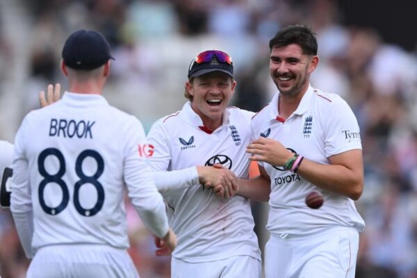 Josh Tongue took three wickets in the fifth England vs India Test at the Oval.
