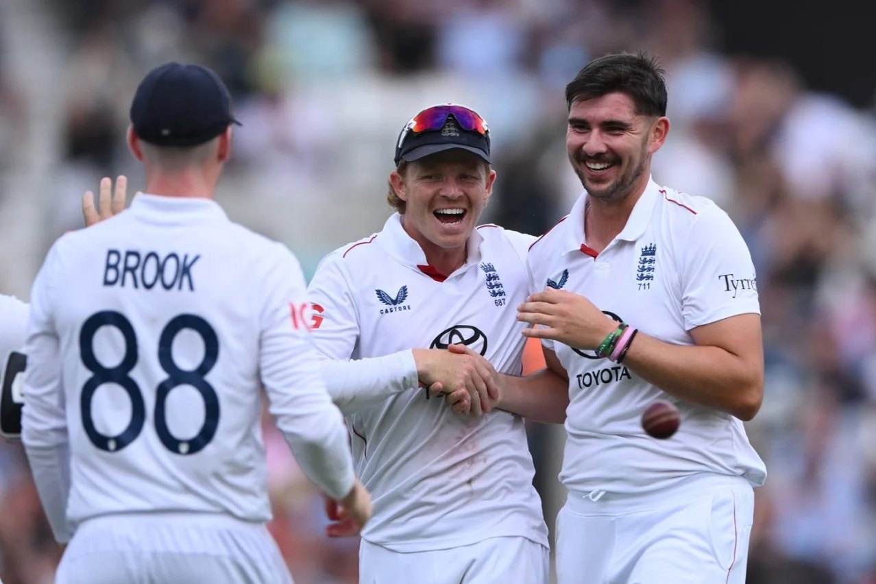 Josh Tongue took three wickets in the fifth England vs India Test at the Oval.