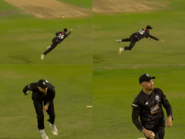 RCB Batter and Manchester Originals Captain Phil Salt Pulls Off A Diving Full-Stretch One-Handed Catch in The Hundred 2025