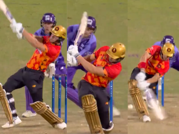 RCB Youngster Jacob Bethell Whacks Three Consecutive Sixes Against Mumbai Indians Bowler Mitchell Santner in The Hundred 2025