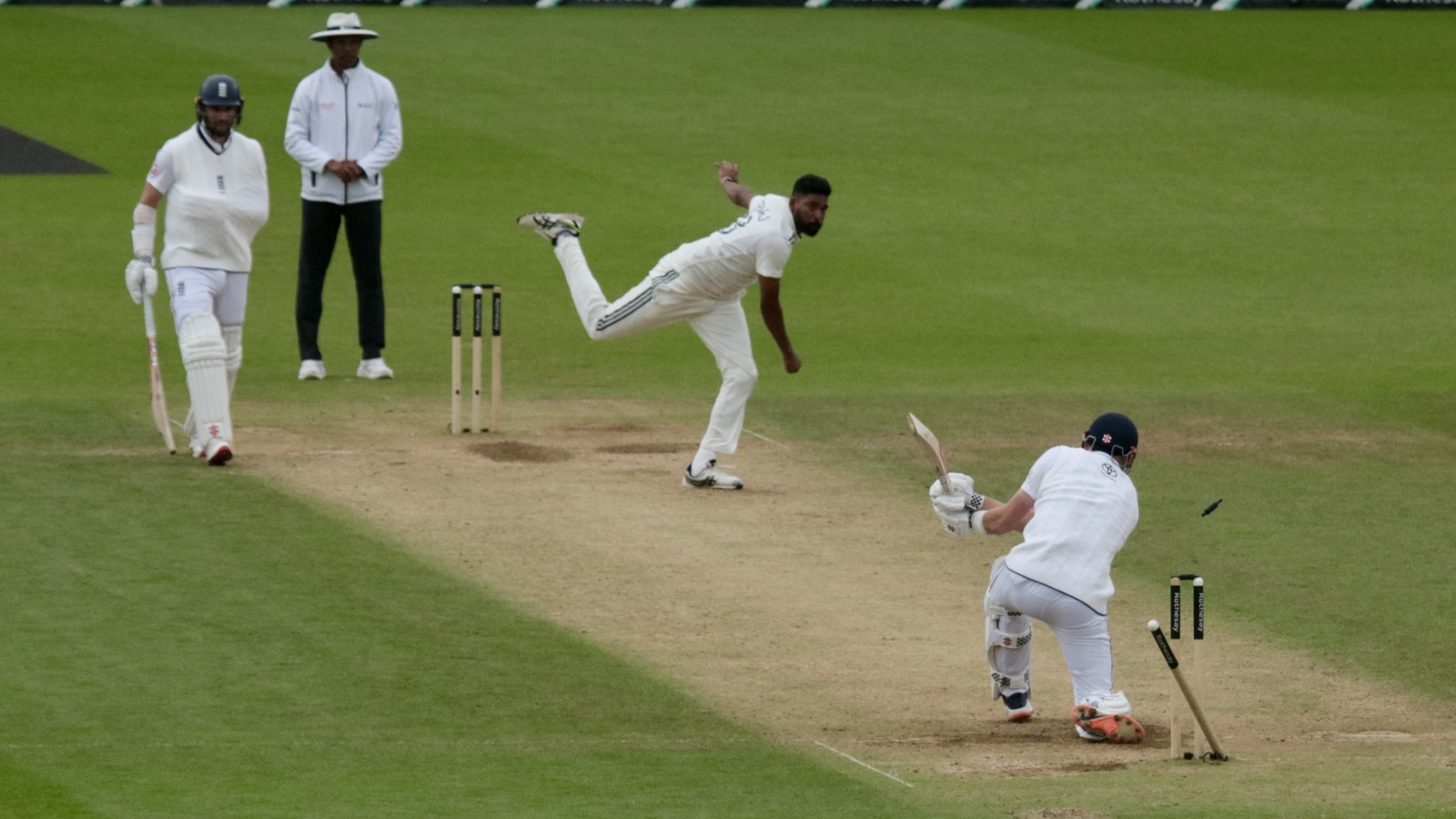 Mohammed Siraj bowled a perfect yorker to remove Gus Atkinson and win the game for India by six runs at the Oval Test.