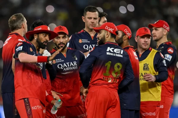 rcb ipl 2025 suspended josh hazlewood injury return ipl playoffs ca mo bobat andy flower