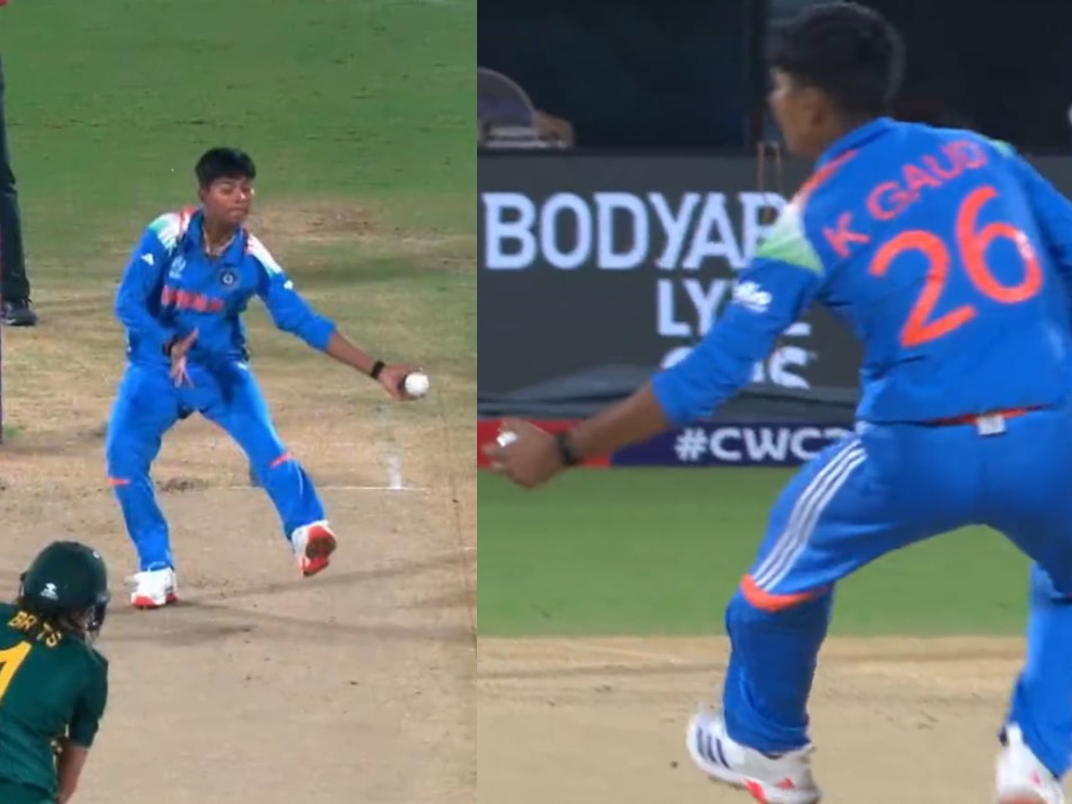 Kranti Gaud Grabs Stunning Return Catch To Dismiss In-form Tazmin Brits In INDW vs SAW Women’s World Cup 2025 [WATCH]