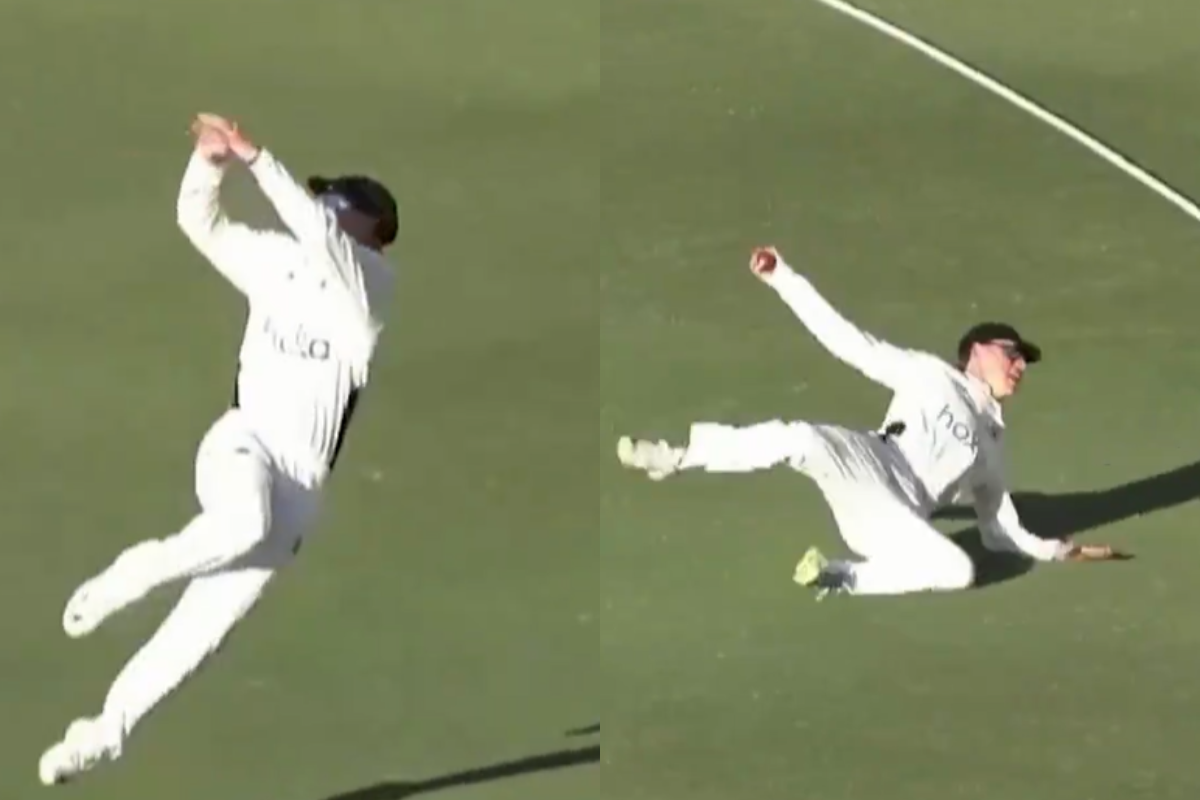 Cooper Connolly Grabs a Screamer To Dismiss Michael Neser In Sheffield Shield 2025/26 Fixture [WATCH]