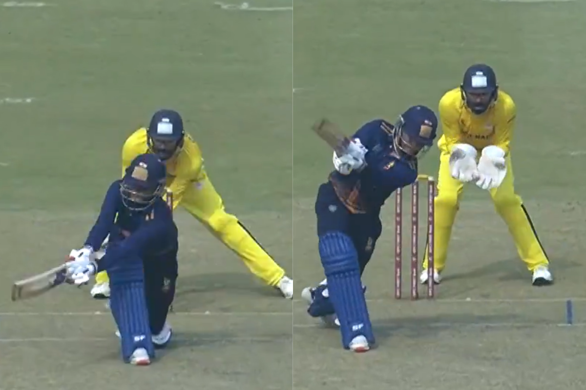 Priyansh Arya Takes Varun Chakravarthy To the Cleaners With 19-run Over in SMAT 2025 [WATCH]