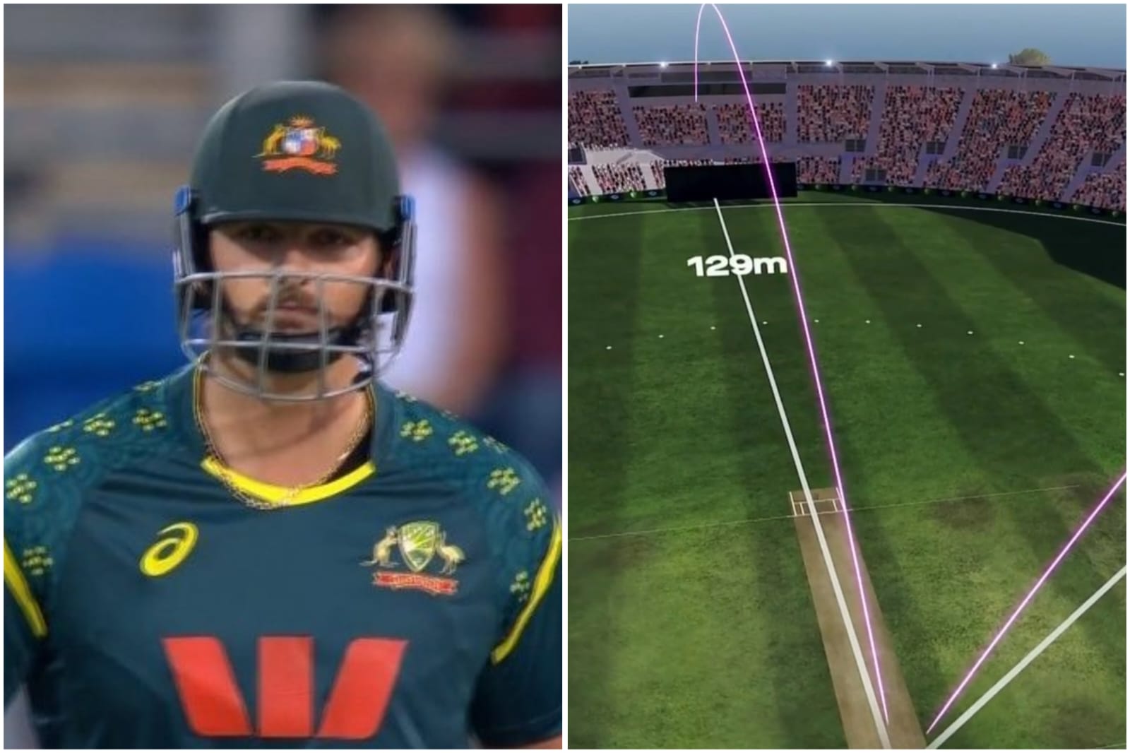 Who Hit the Longest Six in Cricket History? [WATCH] Tim David Longest Six Of 129m Monster That Enters the Elite List