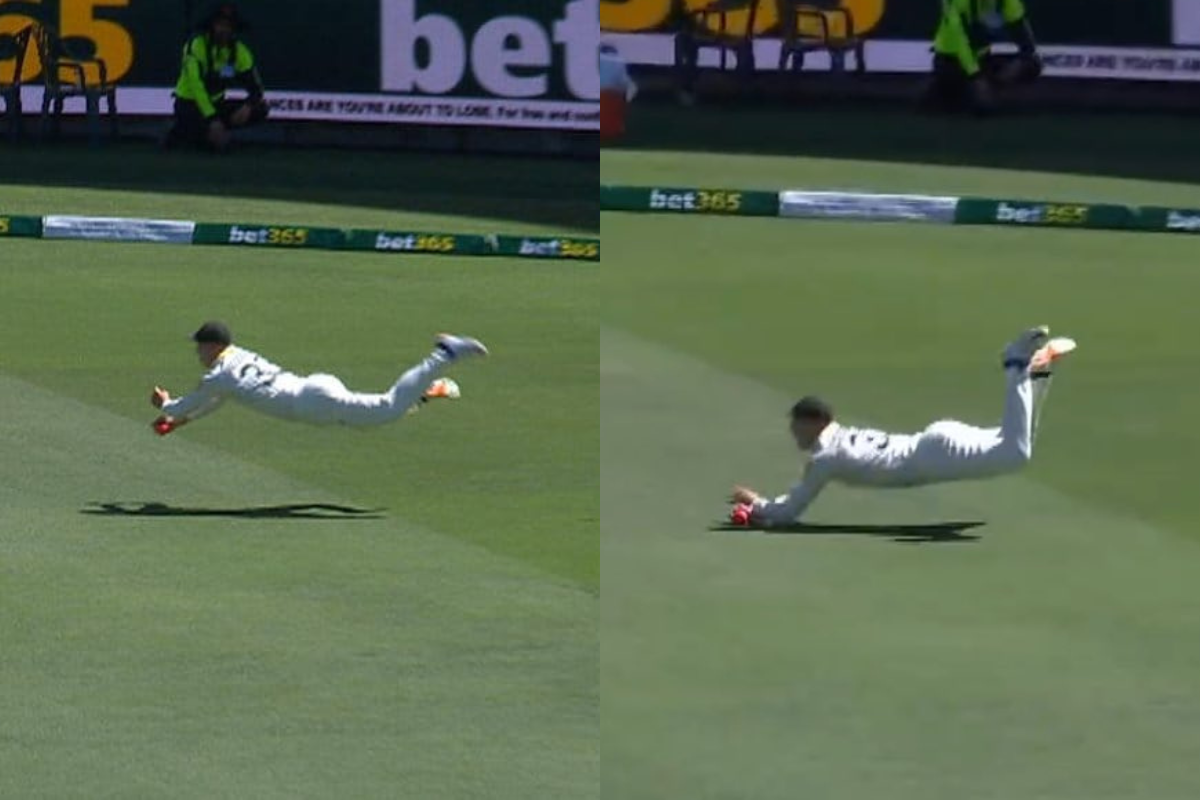 Marnus Labuschagne Takes Sensational Diving Catch With One Hand Inches Above the Ground in 2nd Ashes 2025 Test [WATCH]